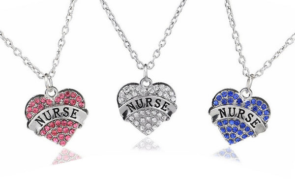 Crystal Charm Nurse Necklace - Kay&P