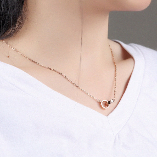 Interlocked Love Circle Necklace - Kay&P