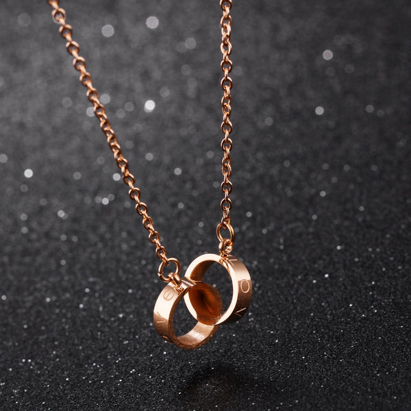 Interlocked Love Circle Necklace - Kay&P