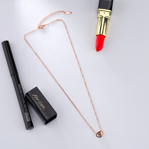 Roman Numerals & Heart Necklace - Kay&P