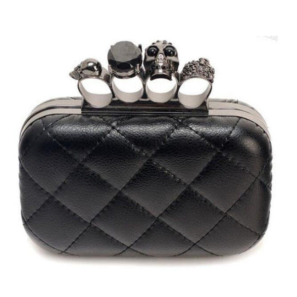 Vintage Skull Knuckle Ring Clutch - Kay&P
