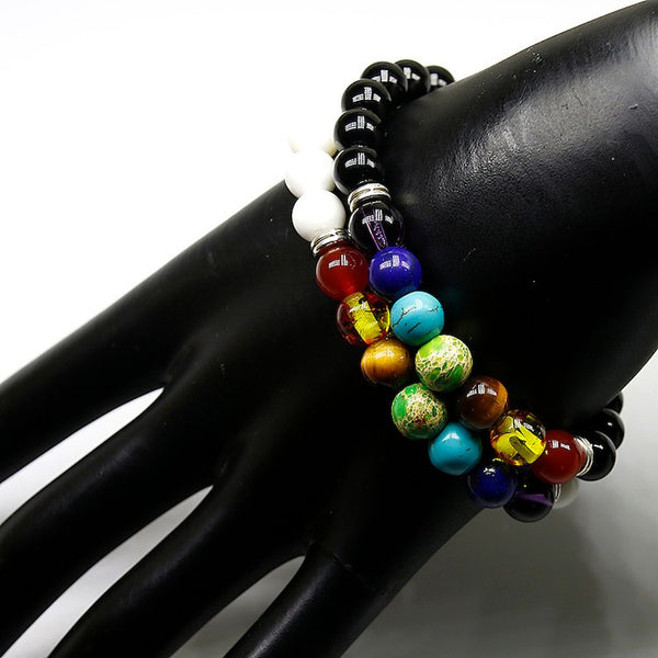 FREE 8mm Tree of Life Matte Beads Chakra Bracelet - Kay&P