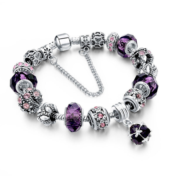 Crystal Charm Bracelet - Kay&P