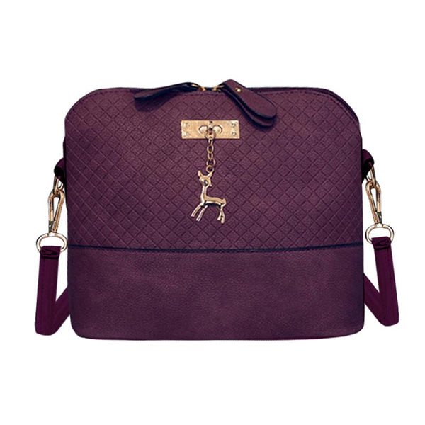 Womens Quilted Premium Deer Inspired Handbag - Kay&P