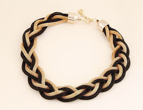 Woven Chain Necklace - Kay&P