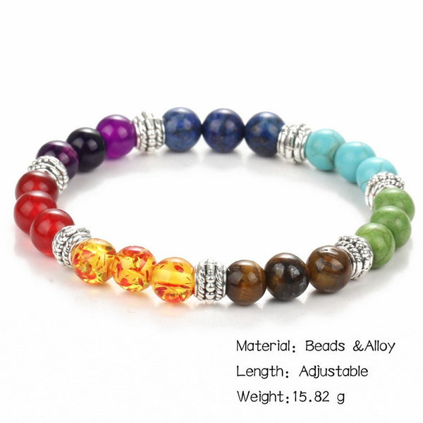 Spiritual Chakra Bead Bracelet - Kay&P