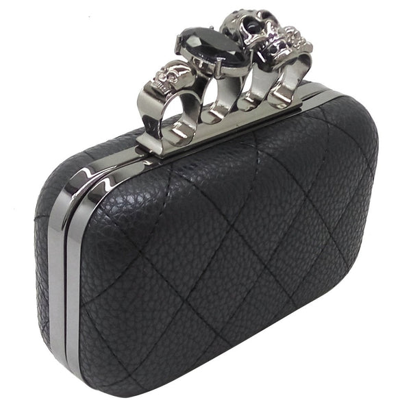 Vintage Skull Knuckle Ring Clutch - Kay&P