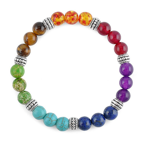 Spiritual Chakra Bead Bracelet - Kay&P