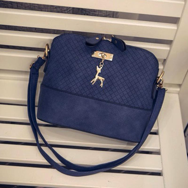 Womens Quilted Premium Deer Inspired Handbag - Kay&P