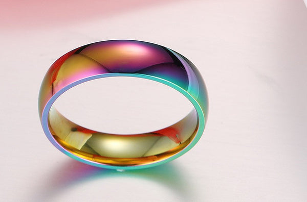 FREE Rainbow Titanium Style Ring - Kay&P
