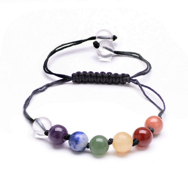 7 Tone Chakra Bead Bracelet - Kay&P