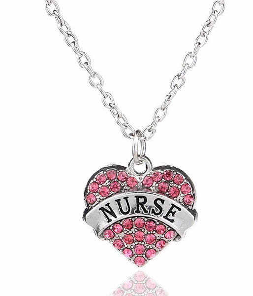 Crystal Charm Nurse Necklace - Kay&P