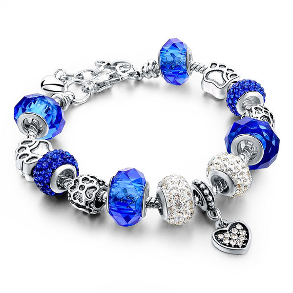 Crystal Charm Bracelet - Kay&P