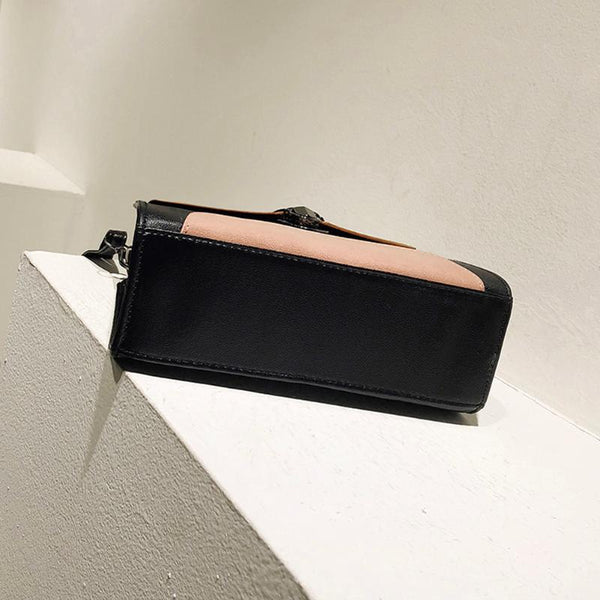 Womens Crossbody Patchwork Handbag - Kay&P