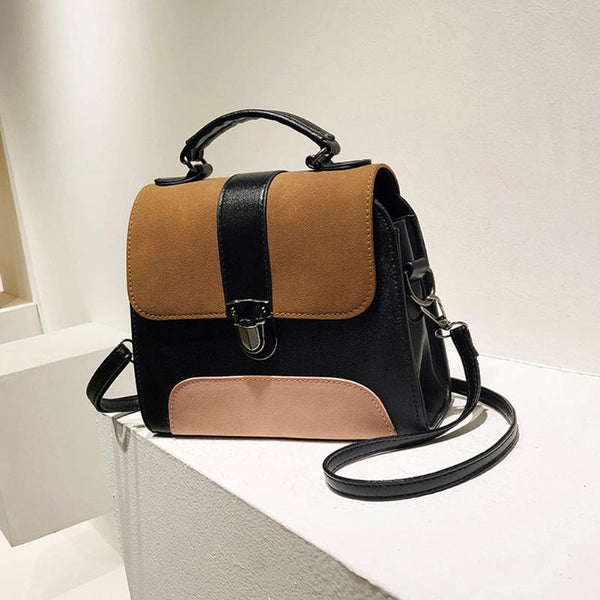 Womens Crossbody Patchwork Handbag - Kay&P