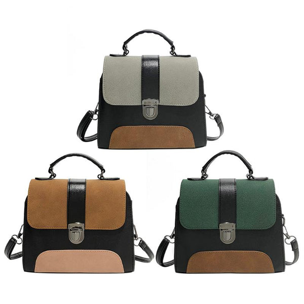Womens Crossbody Patchwork Handbag - Kay&P