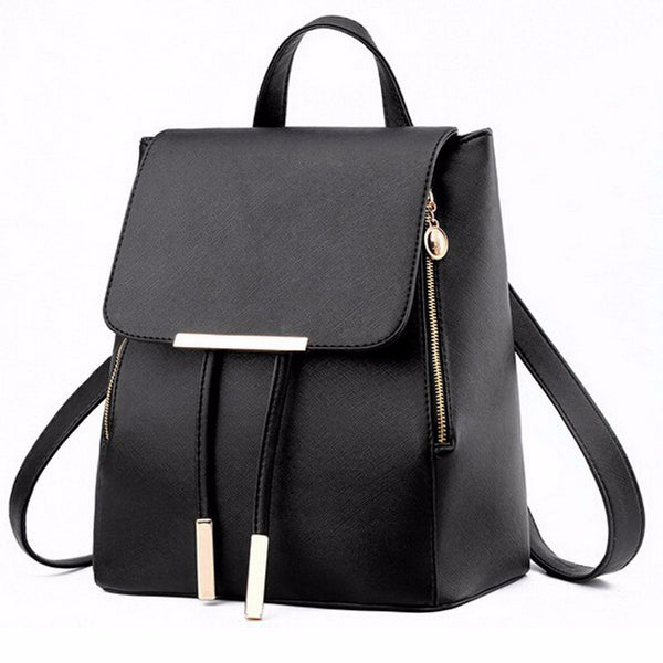 Women Soft PU Leather Backpack - Kay&P