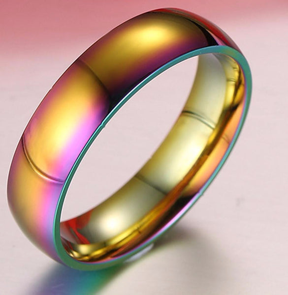 FREE Rainbow Titanium Style Ring - Kay&P