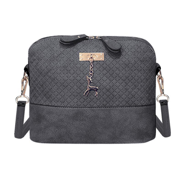 Womens Quilted Premium Deer Inspired Handbag - Kay&P