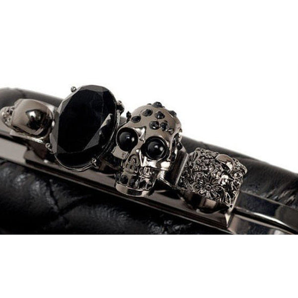 Vintage Skull Knuckle Ring Clutch - Kay&P