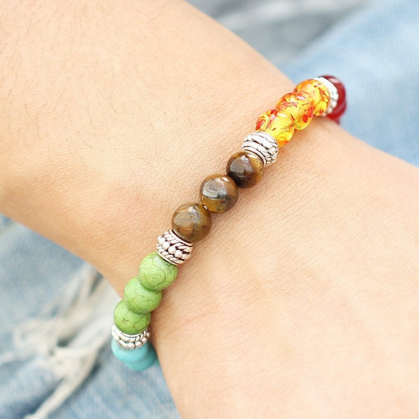 Spiritual Chakra Bead Bracelet - Kay&P