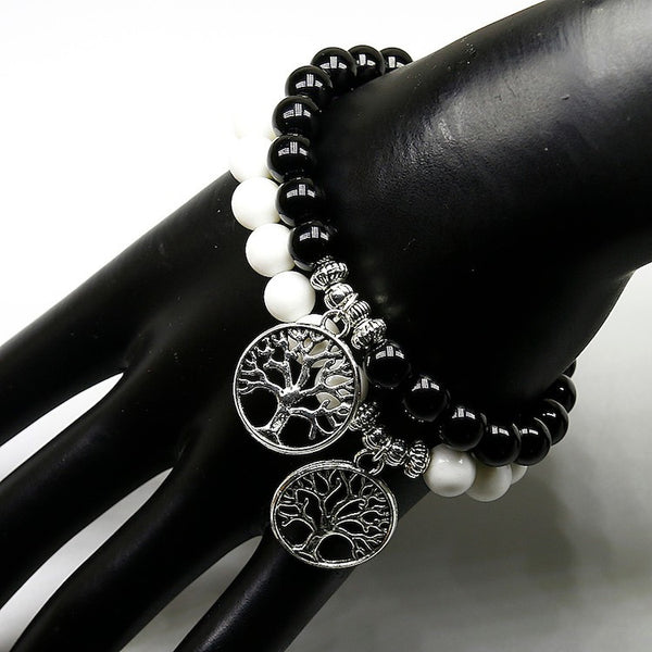 FREE 8mm Tree of Life Matte Beads Chakra Bracelet - Kay&P