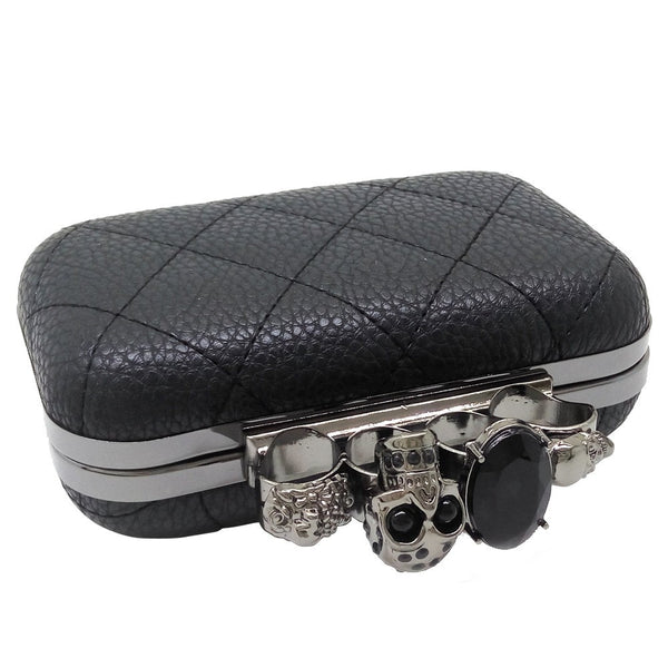 Vintage Skull Knuckle Ring Clutch - Kay&P