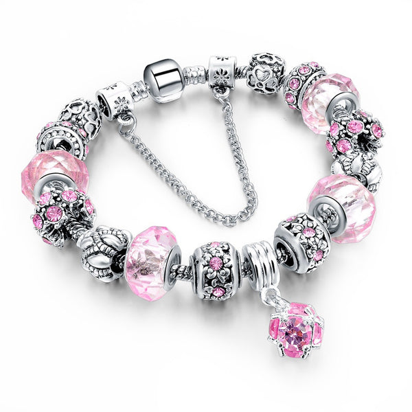Crystal Charm Bracelet - Kay&P