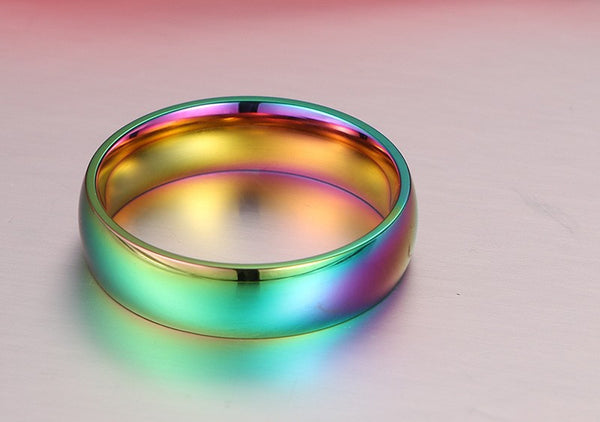 FREE Rainbow Titanium Style Ring - Kay&P