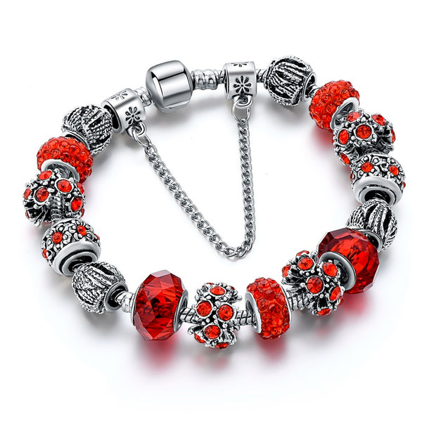Crystal Charm Bracelet - Kay&P