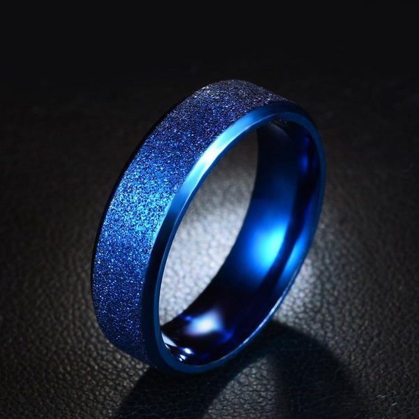 FREE Rainbow Titanium Style Dusted Finish Ring - Kay&P