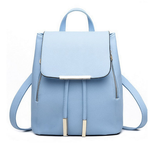 Women Soft PU Leather Backpack - Kay&P