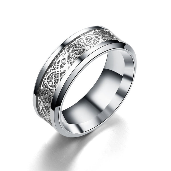 Stainless Steel Celtic Designed Ring - Kay&P