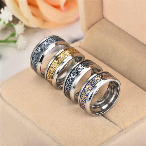 Stainless Steel Celtic Designed Ring - Kay&P