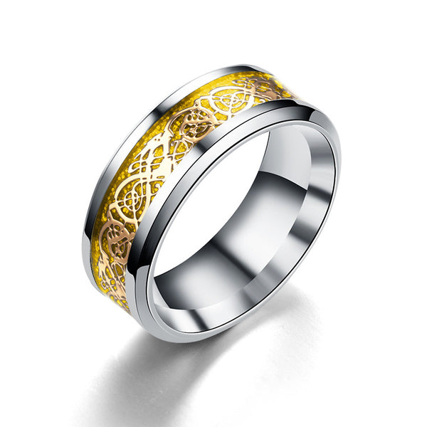 Stainless Steel Celtic Designed Ring - Kay&P