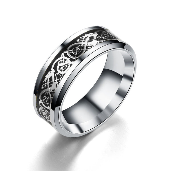Stainless Steel Celtic Designed Ring - Kay&P
