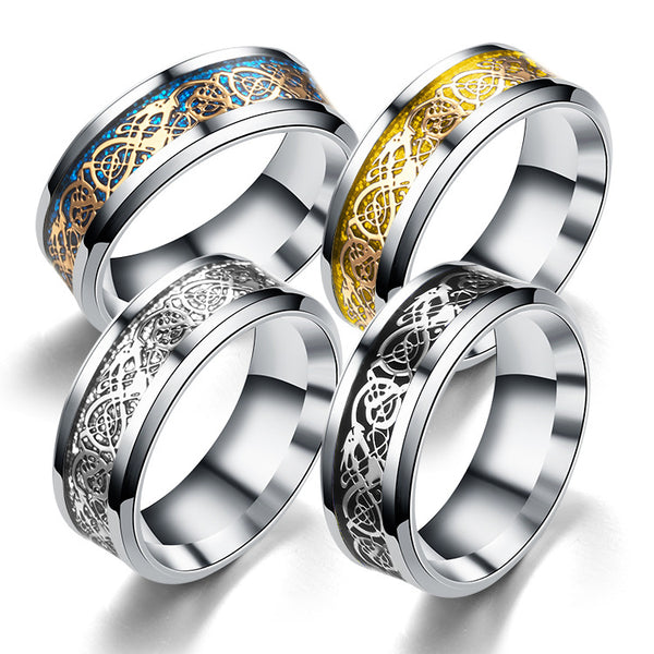Stainless Steel Celtic Designed Ring - Kay&P