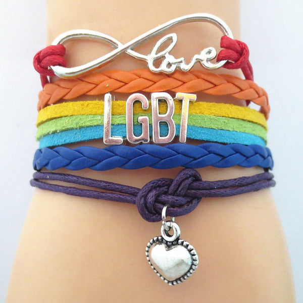 LGBT Infinity Love Bracelet - Kay&P