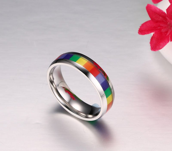 Rainbow Square Ring - Kay&P