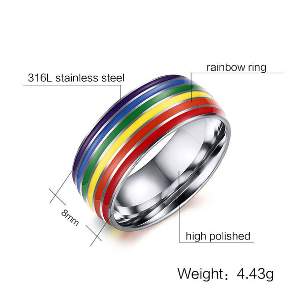 FREE Rainbow Band Ring - Kay&P