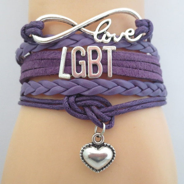 LGBT Infinity Love Bracelet - Kay&P