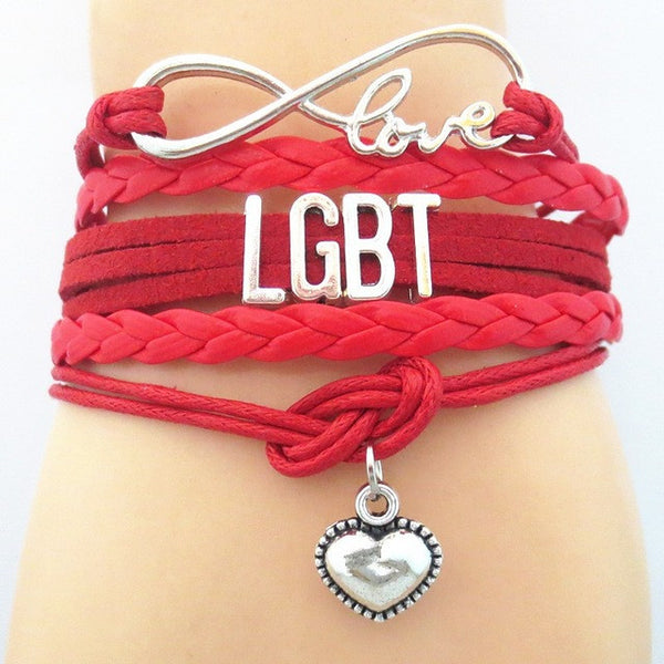 LGBT Infinity Love Bracelet - Kay&P