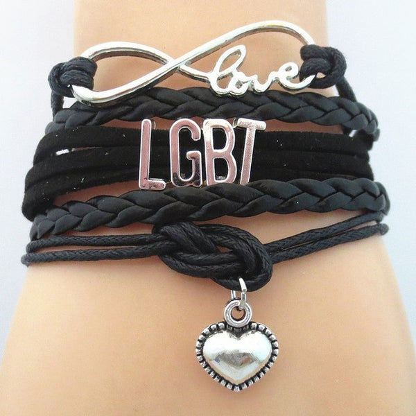 LGBT Infinity Love Bracelet - Kay&P