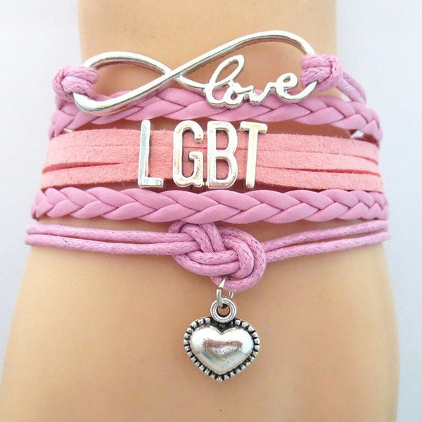 LGBT Infinity Love Bracelet - Kay&P