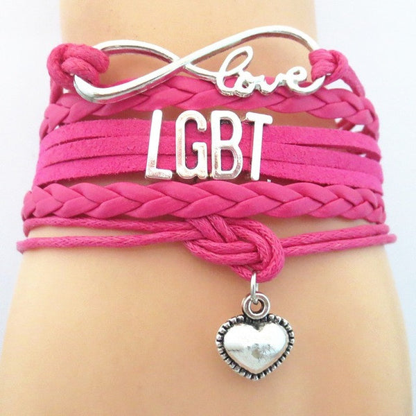 LGBT Infinity Love Bracelet - Kay&P