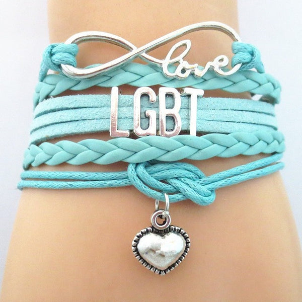 LGBT Infinity Love Bracelet - Kay&P