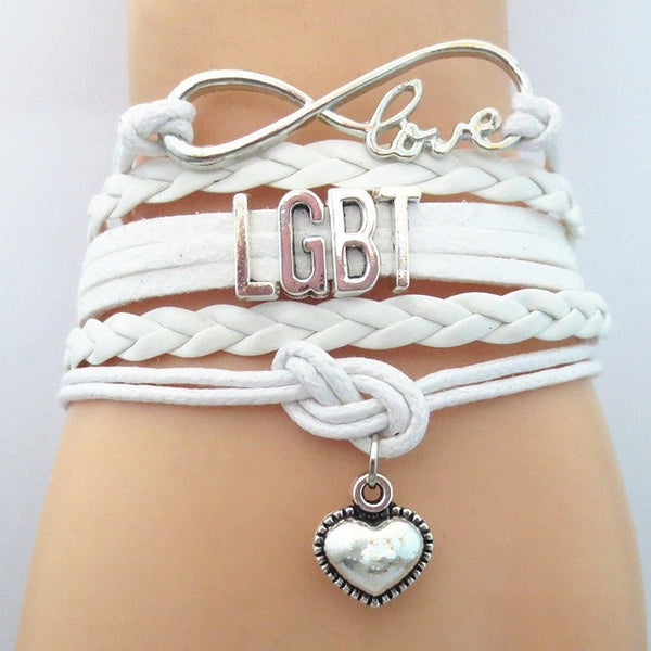 LGBT Infinity Love Bracelet - Kay&P