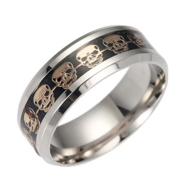 Stainless Steel Skull Ring - Kay&P