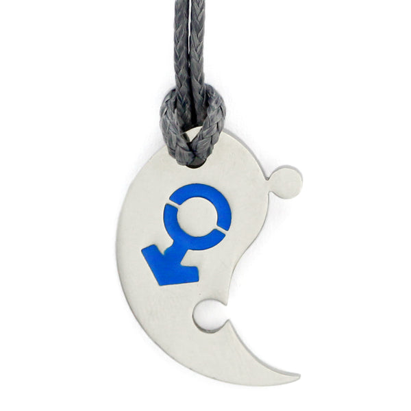 2 Piece Male-Male Yin Yang Pendants Necklaces - Kay&P
