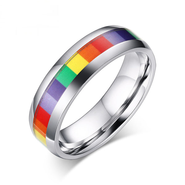 Rainbow Square Ring - Kay&P